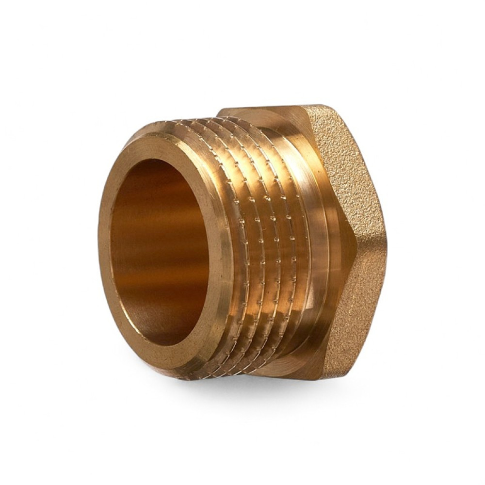 Заглушка с наружной резьбой ELSEN Metalit, Н, 1", латунь CN EBF.01.10