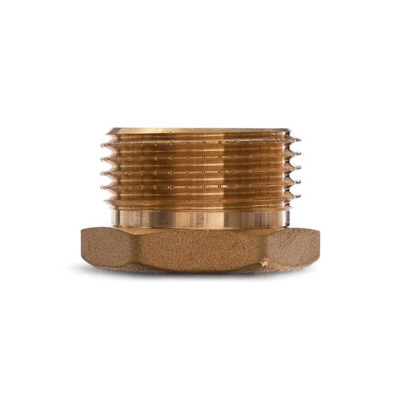 Заглушка с наружной резьбой ELSEN Metalit, Н, 1", латунь CN EBF.01.10