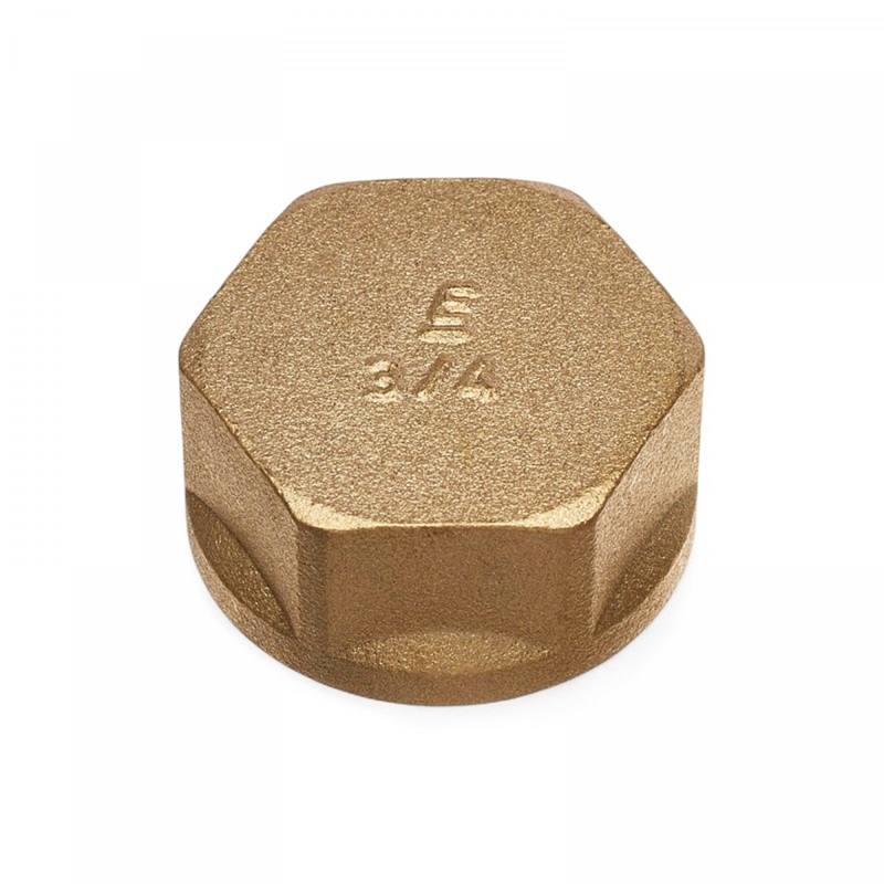 Заглушка с внутренней резьбой ELSEN Metalit, B, 3/4", латунь CN EBF.02.34