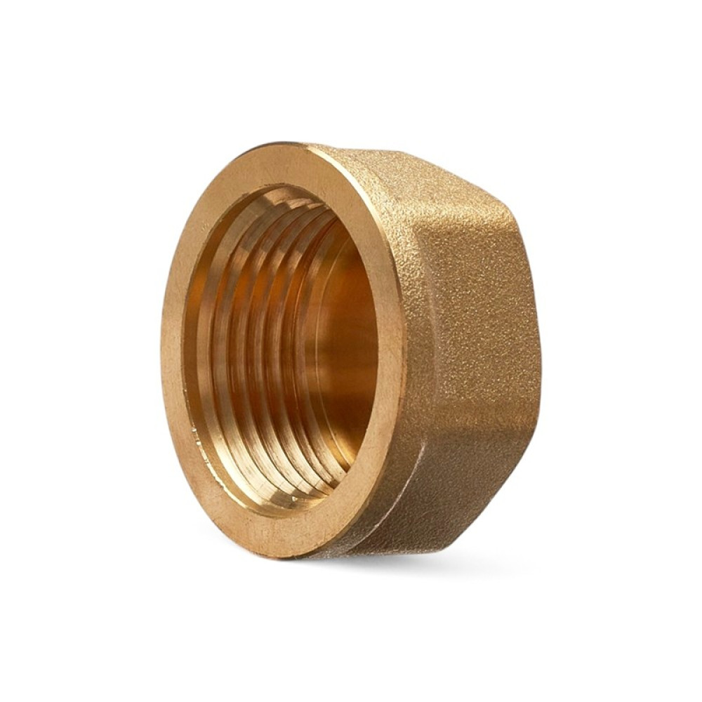 Заглушка с внутренней резьбой ELSEN Metalit, B, 3/4", латунь CN EBF.02.34