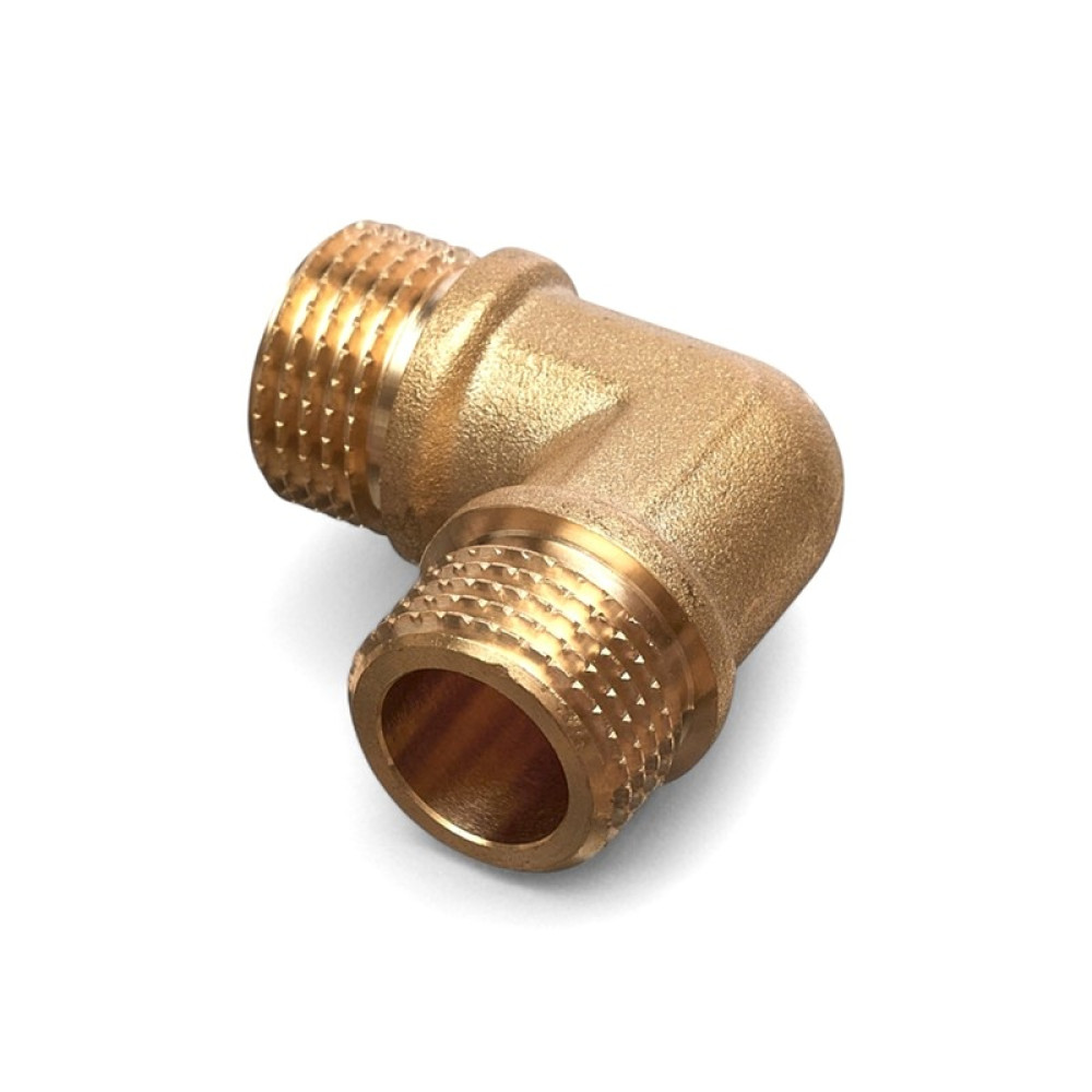 Уголок равнопроходной 90° ELSEN Metalit, HH, 1/2", 1/2", латунь CN EBF.10.12