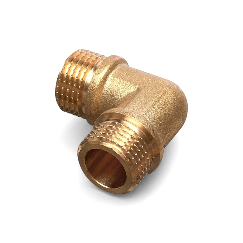 Уголок равнопроходной 90° ELSEN Metalit, HH, 1/2", 1/2", латунь CN EBF.10.12