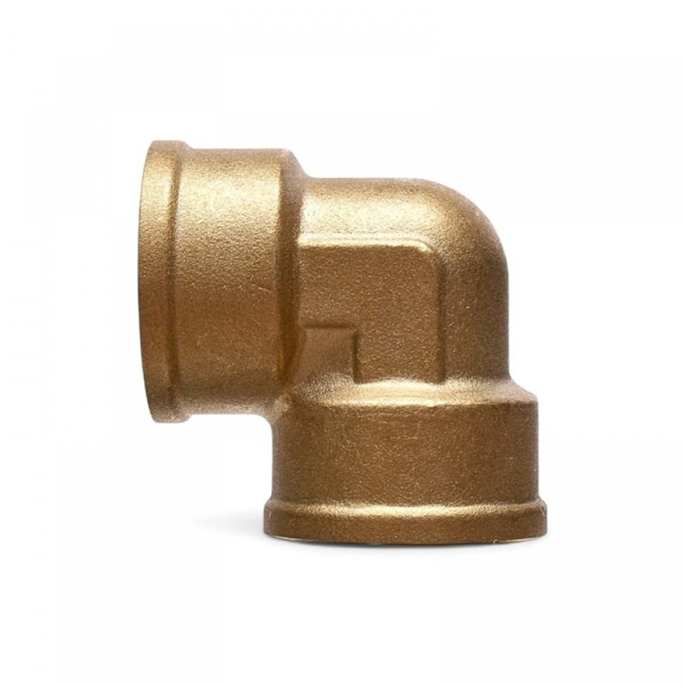 Уголок равнопроходной 90° ELSEN Metalit, ВВ, 1/2", 1/2", латунь CN  EBF.11.12