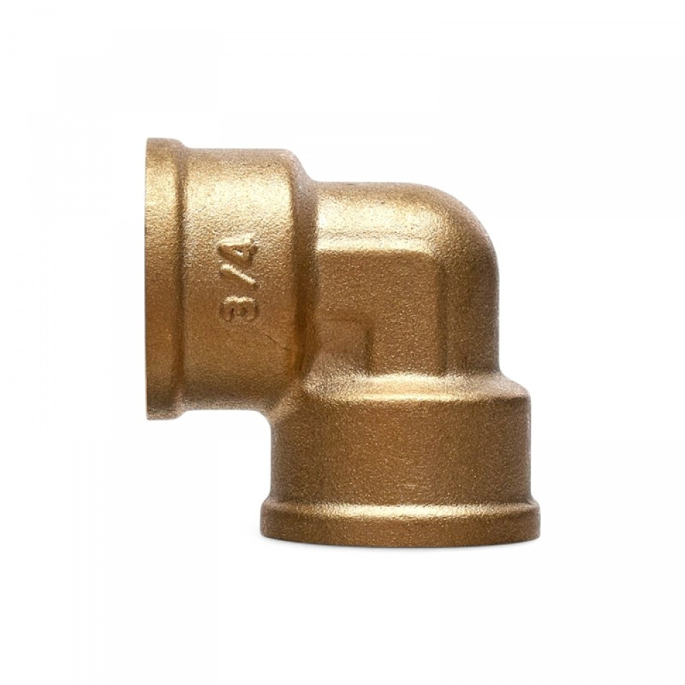 Уголок равнопроходной 90° ELSEN Metalit, ВВ, 3/4", 3/4", латунь CN  EBF.11.34