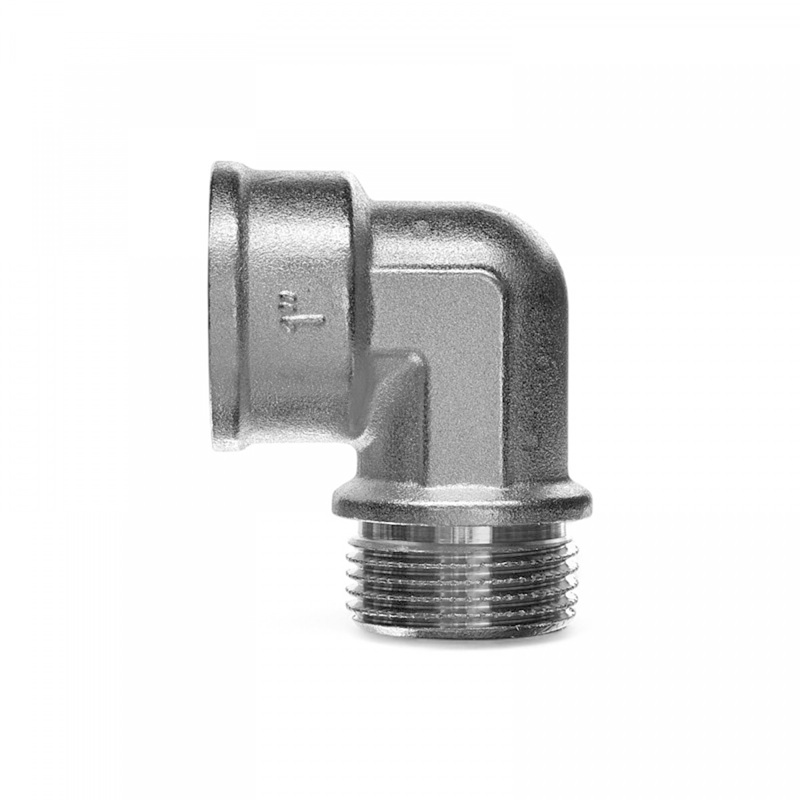 Уголок равнопроходной 90° ELSEN Metalit TIN PLATED, HB, 1", 1", латунь CN  EBF.12.10T