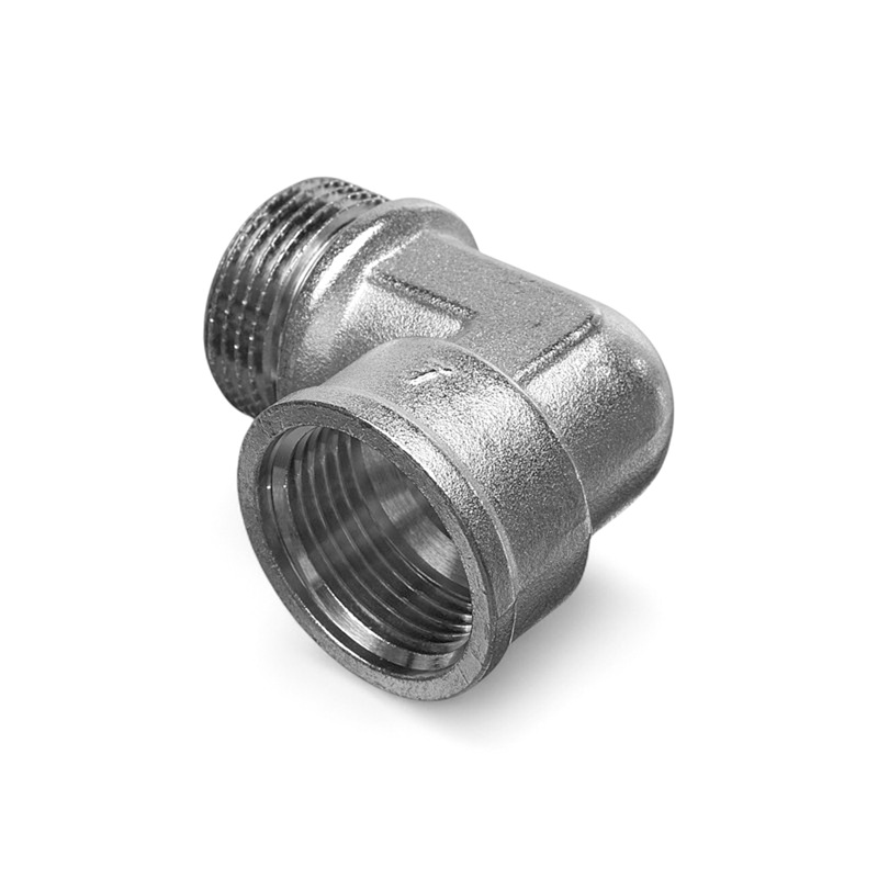 Уголок равнопроходной 90° ELSEN Metalit TIN PLATED, HB, 1", 1", латунь CN  EBF.12.10T