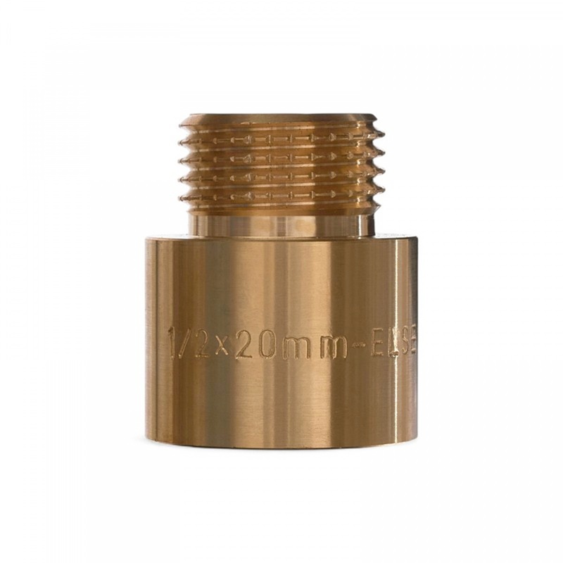 Удлинитель ELSEN Metalit, HB, 1/2", 1/2", длина 20 мм, латунь, CN EBF.13.12-20