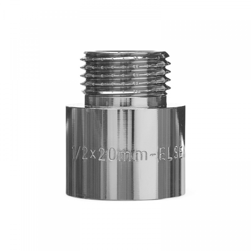 Удлинитель ELSEN Metalit TIN PLATED, HB, CN, 1/2", 1/2", длина 20 мм, латунь EBF.13.12-20T
