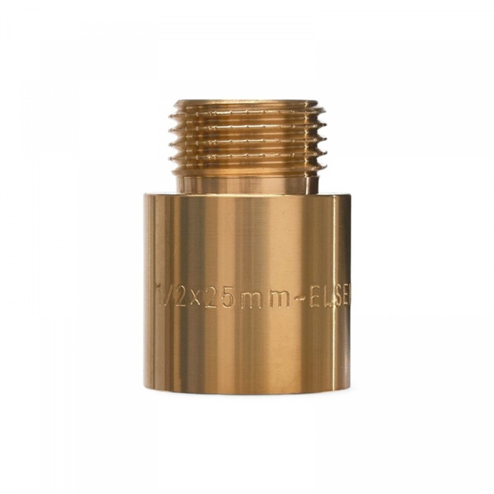 Удлинитель ELSEN Metalit, HB, 1/2", 1/2", длина 25 мм, латунь, CN EBF.13.12-25