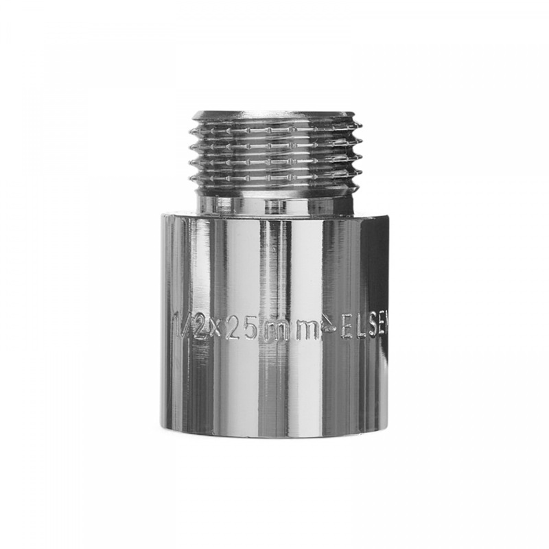 Удлинитель ELSEN Metalit TIN PLATED, HB, CN, 1/2", 1/2", длина 25 мм, латунь EBF.13.12-25T