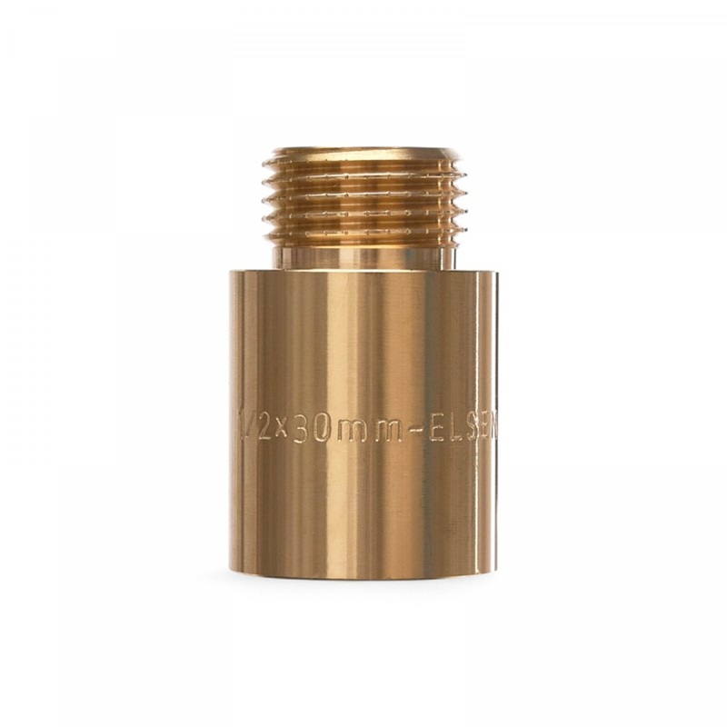 Удлинитель ELSEN Metalit, HB, 1/2", 1/2", длина 30 мм, латунь, CN EBF.13.12-30