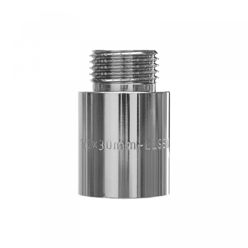 Удлинитель ELSEN Metalit TIN PLATED, HB, CN, 1/2", 1/2", длина 30 мм, латунь EBF.13.12-30T