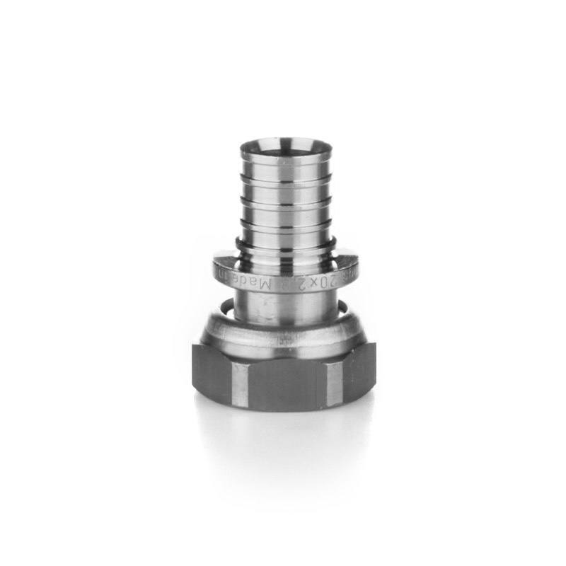 Переходник с накидной гайкой ELSEN Metalit TIN PLATED, Ø 16×3/4" НГ, латунь CN EFA.13.16-34TEK 