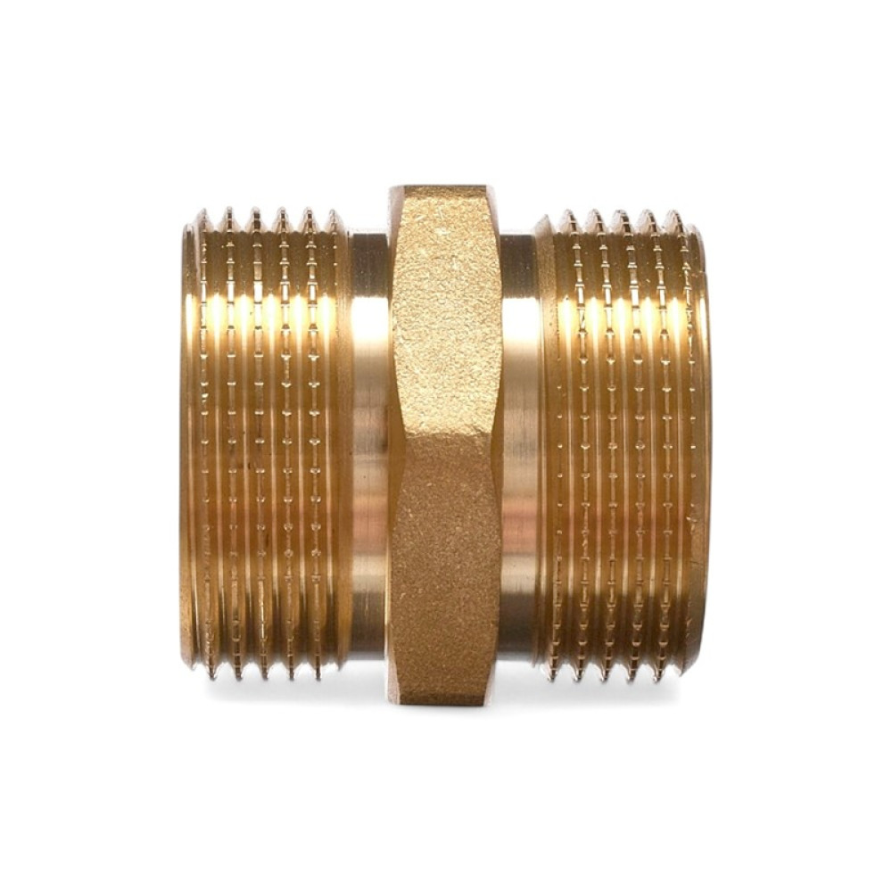 Ниппель равнопроходной ELSEN Metalit, НН, 3/4", латунь CN EBF.15.34