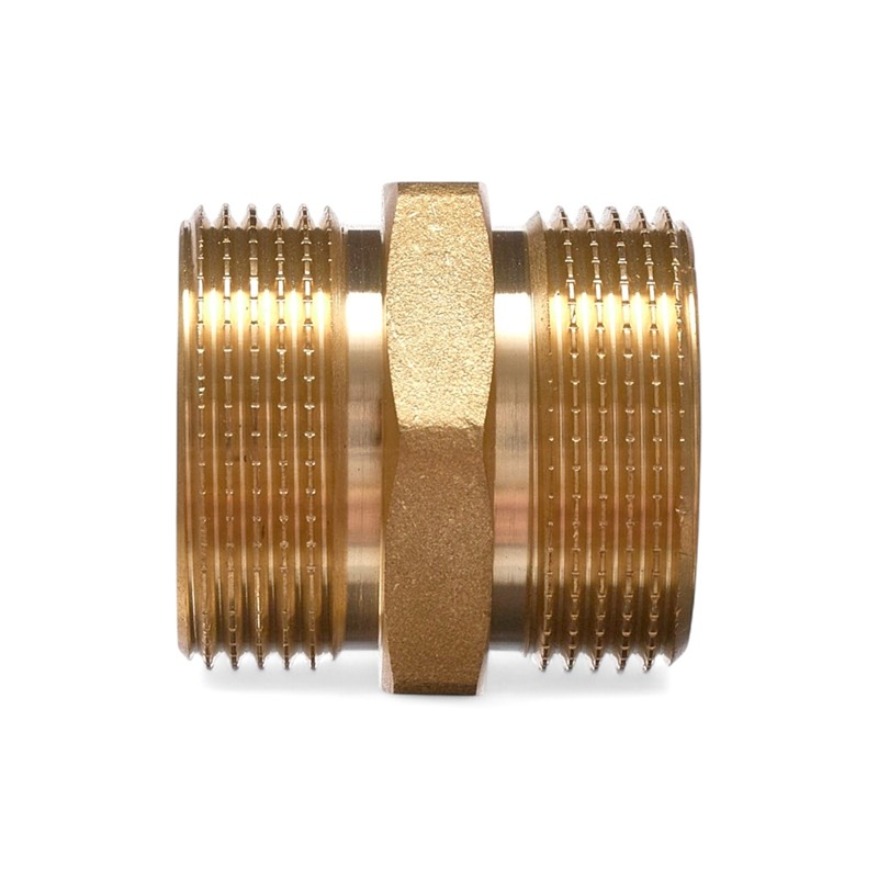 Ниппель равнопроходной ELSEN Metalit, НН, 1 1/4", латунь CN EBF.15.114