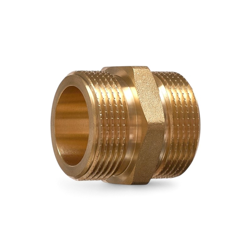 Ниппель равнопроходной ELSEN Metalit, НН, 1 1/4", латунь CN EBF.15.114