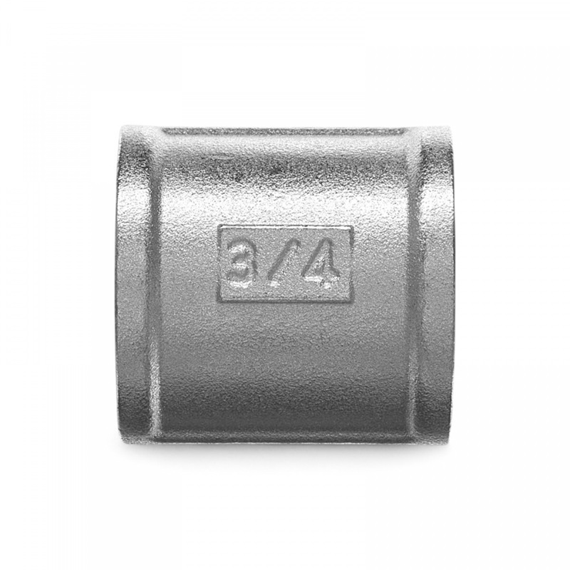 Муфта равнопроходная ELSEN Metalit TIN PLATED, ВВ, 3/4", латунь CN EBF.16.34T