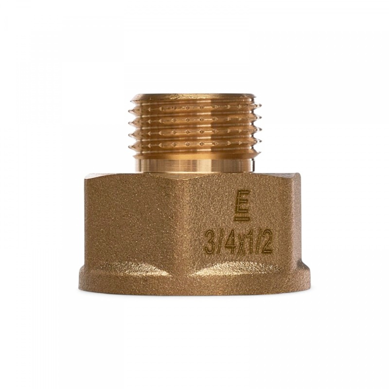 Переходник ELSEN Metalit, НВ, 1/2", 3/4", латунь CN EBF.20.1234