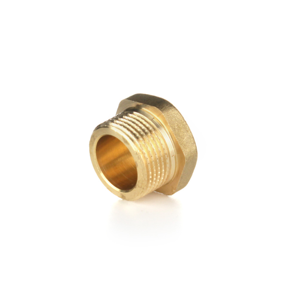 Заглушка с наружной резьбой ELSEN Metalit, Н, 1", латунь EBF01.10