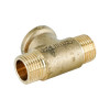 Тройник равнопроходной ELSEN Metalit, HBH, 1/2" х 1/2" х 1/2", латунь EBF09.12