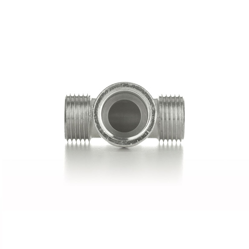 Тройник равнопроходной ELSEN Metalit TIN PLATED, HBH, 1/2" х 1/2" х 1/2", латунь EBF09.12T