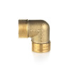 Уголок равнопроходной 90° ELSEN Metalit, HH, 1/2", 1/2", латунь EBF10.12