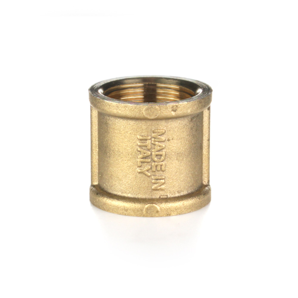 Муфта равнопроходная ELSEN Metalit, ВВ, 3/8", латунь EBF16.38