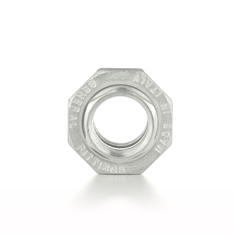 Сгон прямой американка (с уплотнением металл по металлу) ELSEN Metalit TIN PLATED, ВВ, 1 1/2", 1 1/2", латунь EBF21.112T