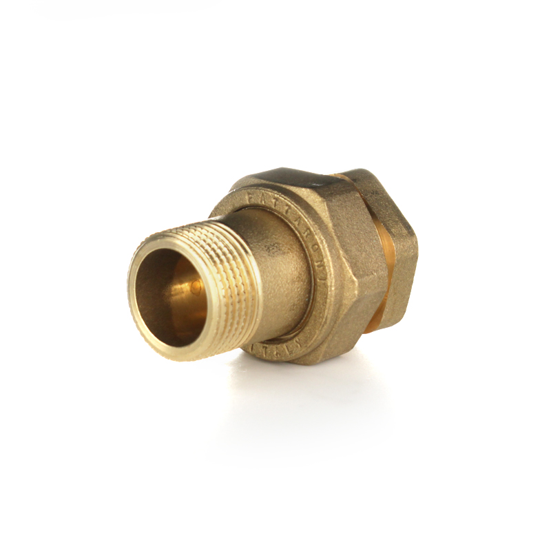 Сгон прямой (разъемное соединение с плоским уплотнением) американка ELSEN, Metalit, НВ, 1 1/2", 1 1/2", латунь EBF26.112