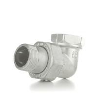 Сгоны американка, угловые с плоским уплотнением (латунь) - ELSEN Metalit TIN