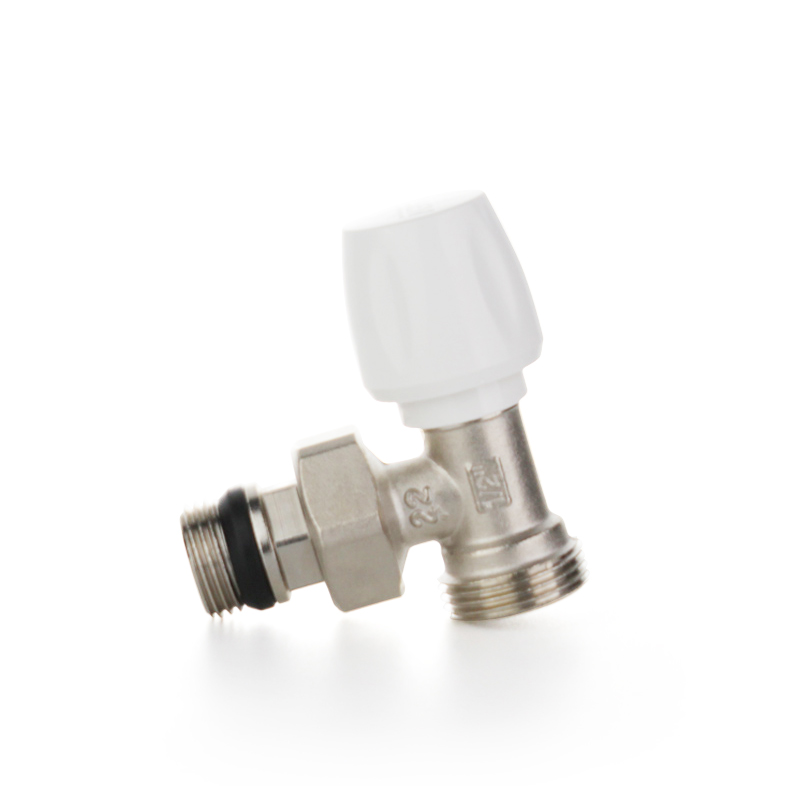 Вентиль ручной, угловой ELSEN, Н ЕК-Н 1/2", 3/4",  евроконус,  с уплотнением O-RING EVR08.3412