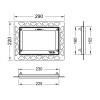 Рамка монтажная металлическая TECE 9240644