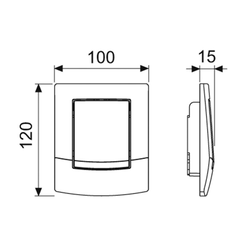 Кнопка для писсуара клавиша белая TECEambia Urinal 9242100