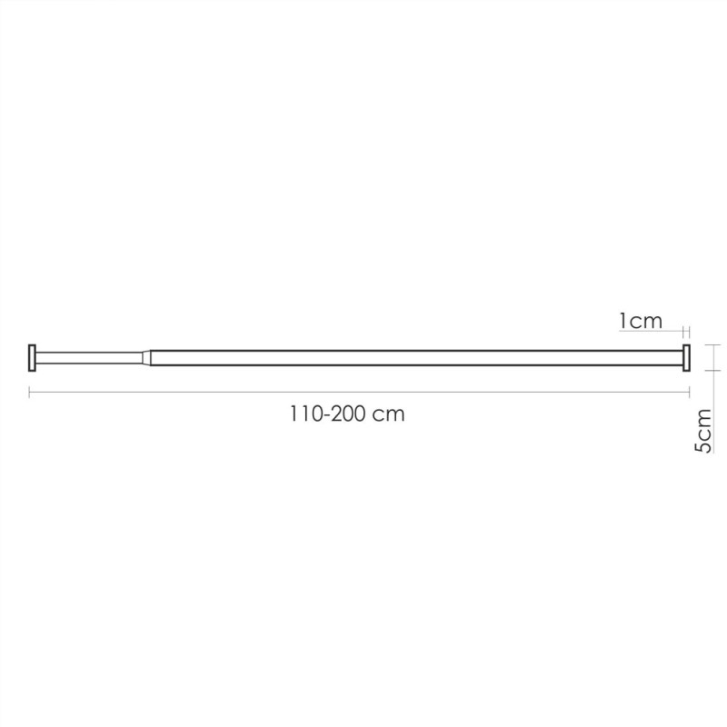 Карниз для ванной WasserKRAFT Dinkel SC-461120