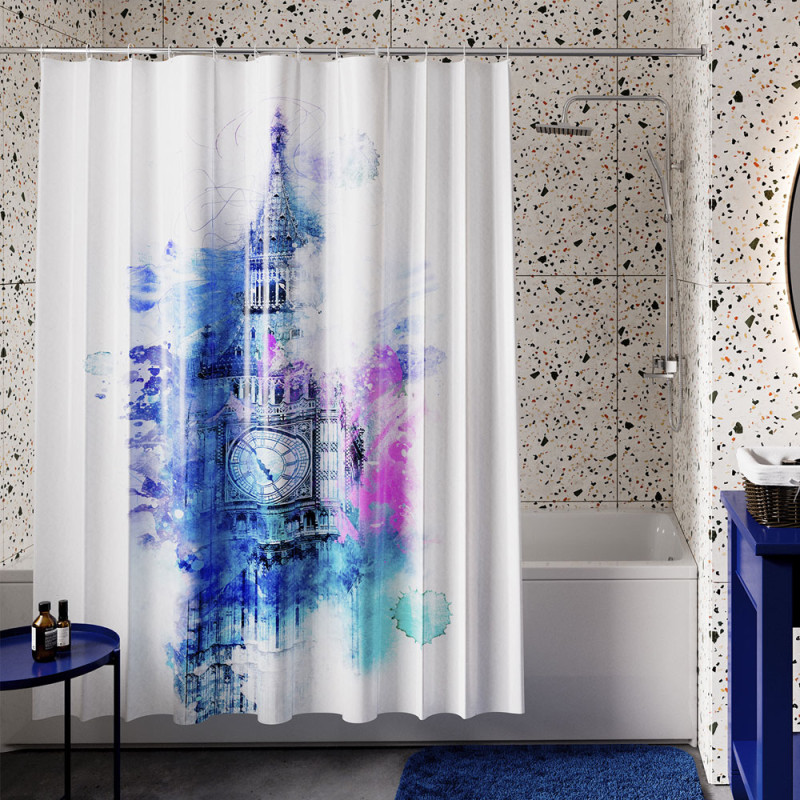 Шторка для ванной WasserKRAFT Lossa SC-81103