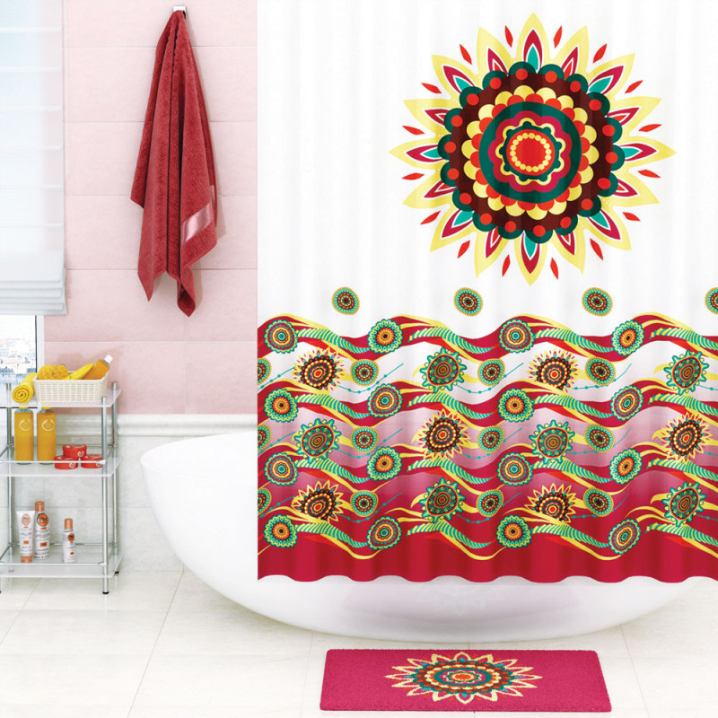 Шторка для ванной WasserKRAFT Isen SC-40101