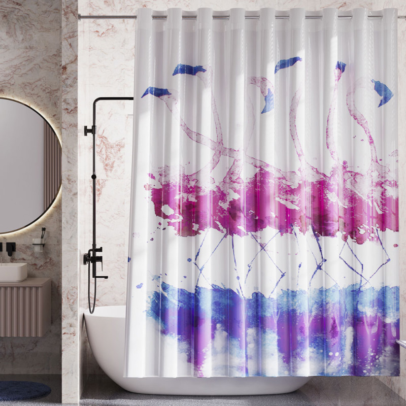 Шторка для ванной WasserKRAFT Lossa SC-81102