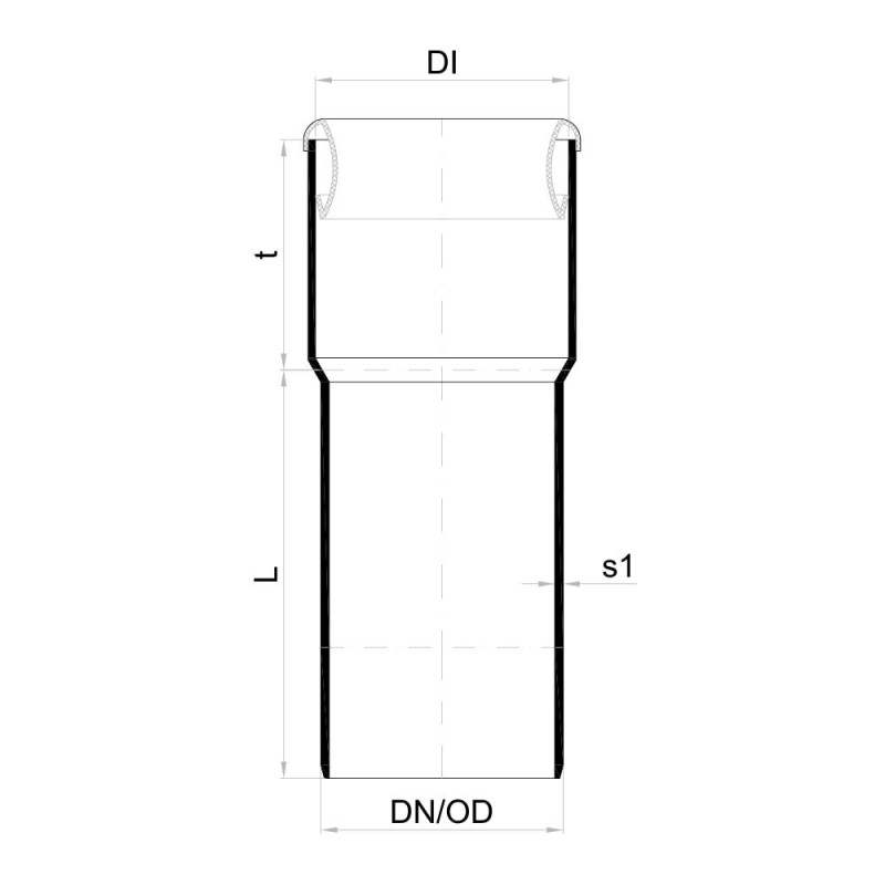 Переходник к унитазу POLO-KAL NG, 110 Poloplast 02371