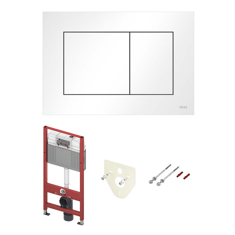 Комплект инсталляция с кнопкой TECEnow белая TECEbase kit 9400413