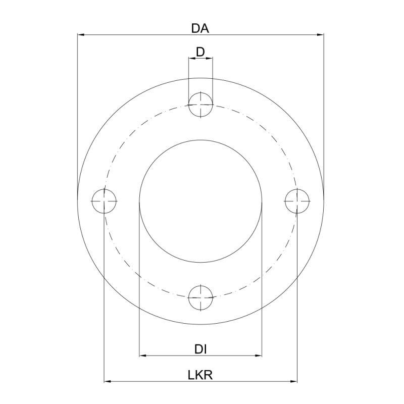 Фланец для соединения фланцевого POLO-KAL NG, 75 Poloplast 01741
