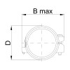 Соединительный хомут POLO-KAL NG, 160 Poloplast 01757