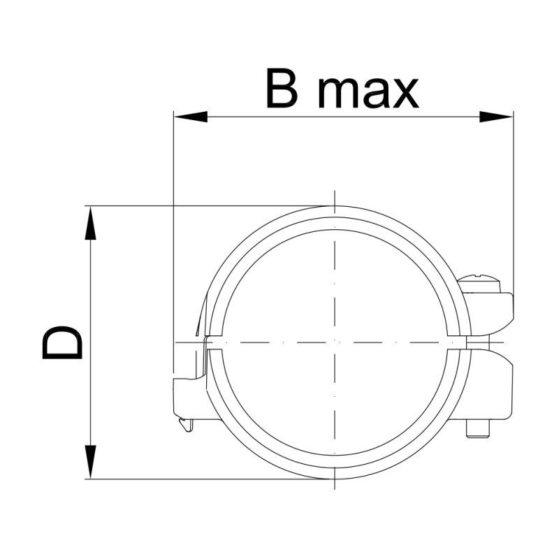 Соединительный хомут POLO-KAL NG, 110 Poloplast 01755