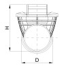 Ревизия канализационная POLO-EHP увеличенная POLO-KAL NG, 125 Poloplast 01901