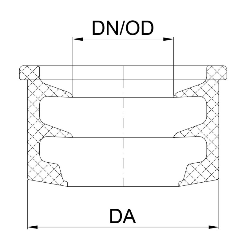 Уплотнительное кольцо раструба POLO-KAL NG, 2" x 50 Poloplast 02380