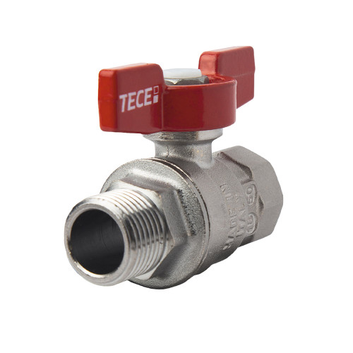 Кран шаровой полнопроходной, резьба внутренняя/наружная 1" TECEflex 13300013