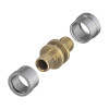 Соединение труба-труба SLQ аксиальная запрессовка, для цельнопластиковых труб, 20x20 TECEfloor 77220020
