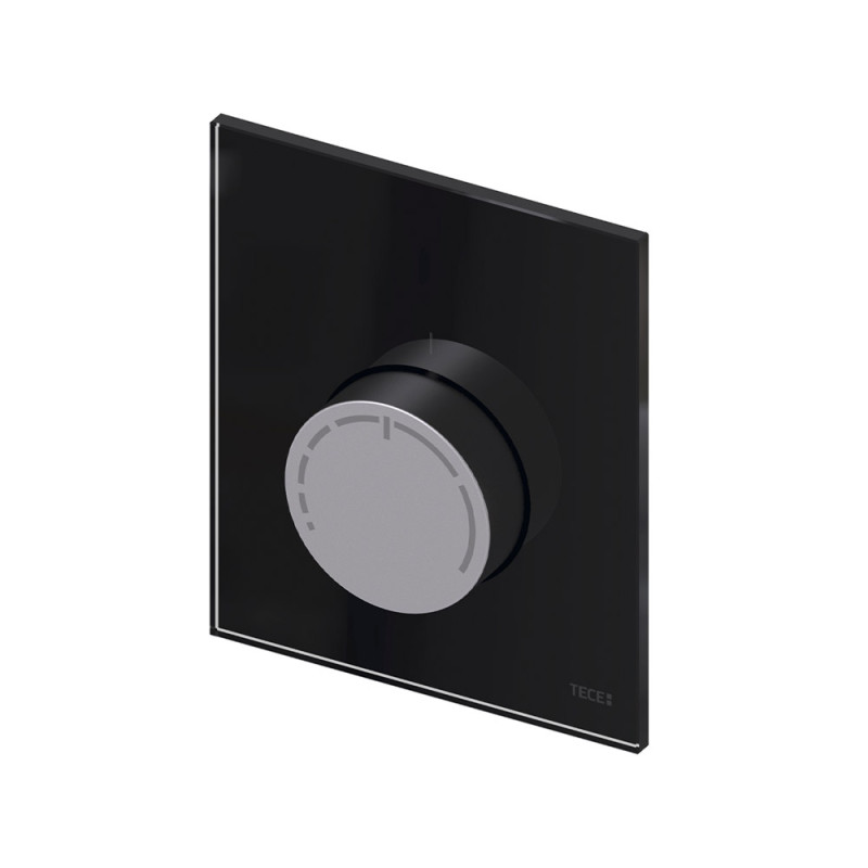 Лицевая панель для регулировочного узла RTL box, стеклянная, черная TECEfloor 77470020