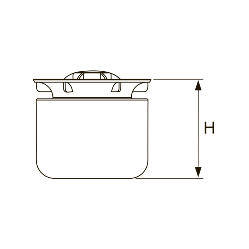Стакан гидрозатвора с мембраной, для трапа DN 50, низкого, 50 мм TECEdrainpoint S 3695002