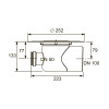 Сифон DN 100, с универсальным фланцем Seal System TECEdrainpoint S 3607500