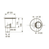 Сифон DN 50 вертикальный TECEdrainline 650003